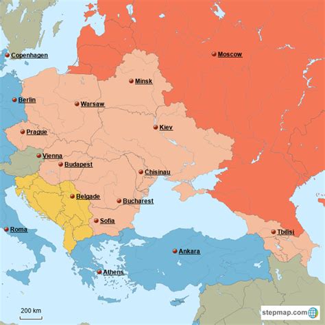 StepMap - Soviet Empire - Landkarte für Germany