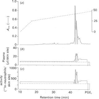 Wide Pore Reversed Phased H P L C Of CM 1 And CM 2 Pooled Bioactive