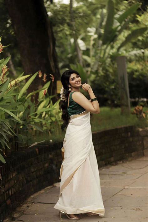 Pragya Nagra In Kerala Saree Photos South Indian Actress Actress