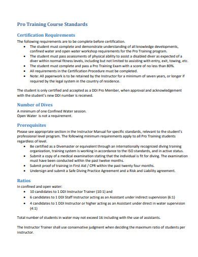 Training Outline Template