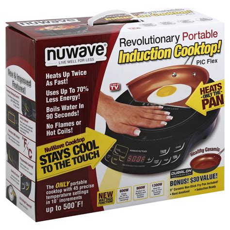 NuWave PIC Flex Precision Induction Cooktop 9 Fry Pan Black 1 Ct Shipt