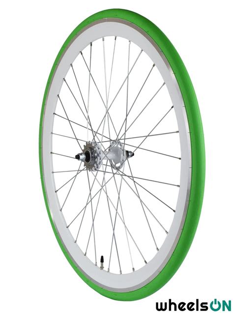 C Fixie Fixed Single Speed Rear Wheel Flip Flop T White Rim And