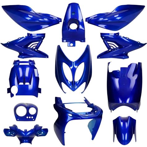 Kappenset MBK Nitro Yamaha Aerox Metallic Blauw