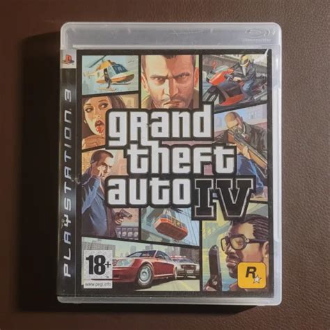 Gta Grand Theft Auto Iv Con Mappa Ps Playstation Pal Ita Eur