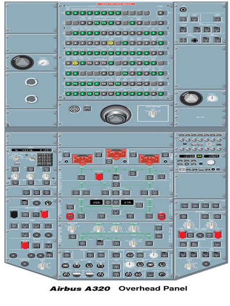 A320-Overhead Panel PDF | PDF