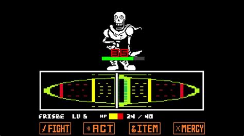 Undertale Snowdin Papyrus Fight Youtube