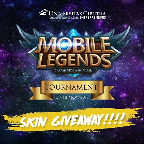 Contoh Poster Turnamen Mobile Legends Logo Imagesee