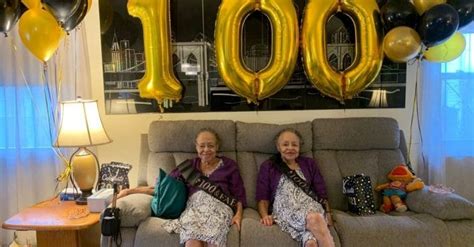 Maryland Twins Celebrate 100th Birthday Tiffy Taffy