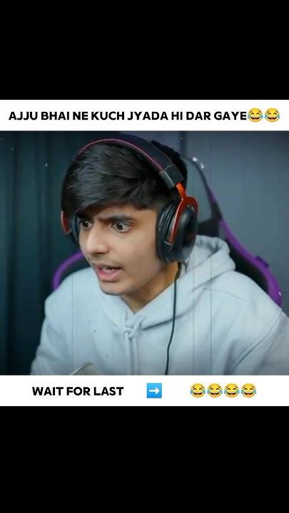 Ajju Bhai Kuch Jyada Hi Dar Gaye😂😂credit Total Gamingshortskamla