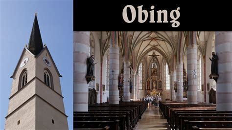 OBING TS Pfarrkirche St Laurentius Vollgeläut YouTube