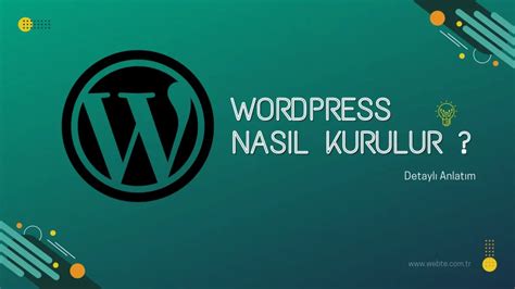 Wordpress Nas L Kurulur G Rsel Anlat M Webte