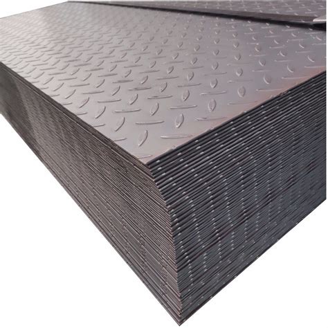 Hot Rolled Ss400 Hr Carbon Steel Checkered Plate Mild Steel Chequered