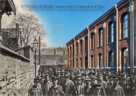 Sortie Des Ateliers Des Chemins De Fer De Louest Sotteville Au Fil