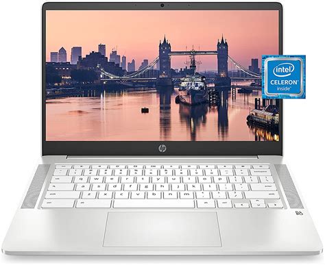 Intel Celeron N4000 Processor, 4 GB RAM, 32 GB eMMC, 14” HD Display ...
