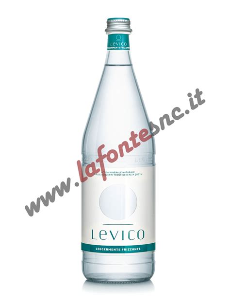 Acqua Levico Lievemente Frizzante Litro Vetro Bottiglie