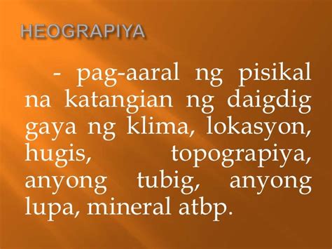 Anong Kahulugan Ng Heograpiya Halimbawa