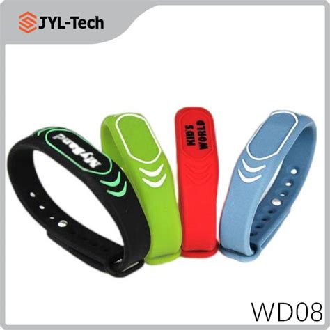 Mhz Smart Custom Silicone Waterproof Rfid Wristband Nfc Rubber