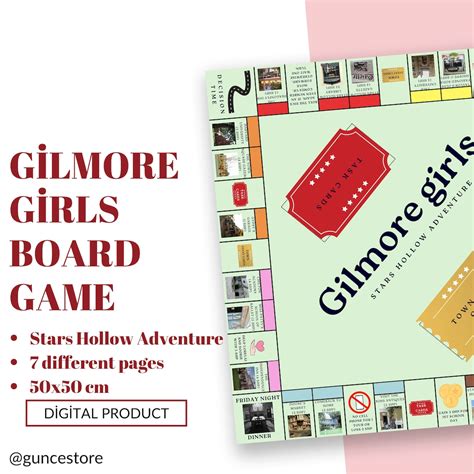 Gilmore Girls Board Game Stars Hollow Adventure Rory And Lorelai Monopoly