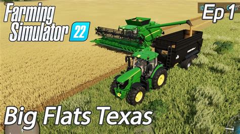 ⭐ Big Flats Texas ⭐ Farming Simulator 22 ⭐ Fs22 ⭐ Harvesting Wheat