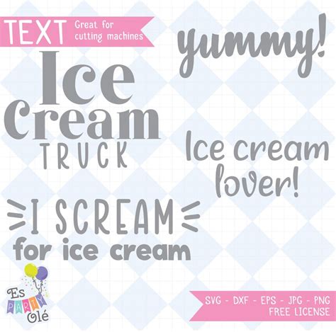 Ice Cream Svg SVG Files For Cricut Ice Cream Truck Svg Popsicles Svg