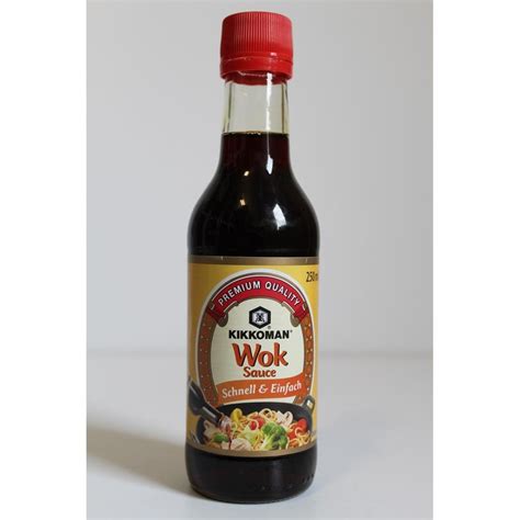 Kikkoman Wok Sauce 250ml Amazonde Lebensmittel And Getränke