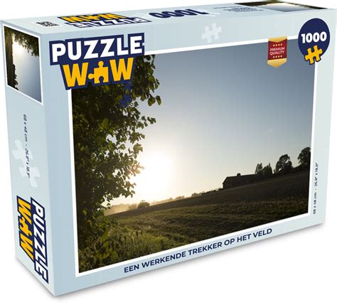 Puzzel Tractor Boerderij Zon Legpuzzel Puzzel 1000 Stukjes