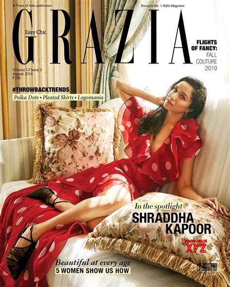 Actress Shraddha Kapoor Hot Still From Grazia India Cover Social News XYZ
