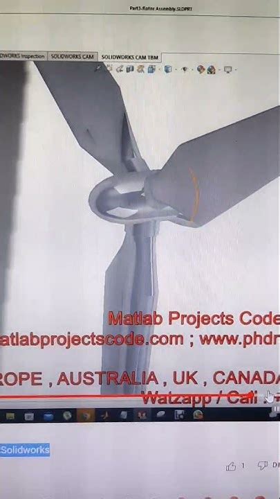 Wind Turbine In Solidworks Wind Turbine Solidworks Youtube