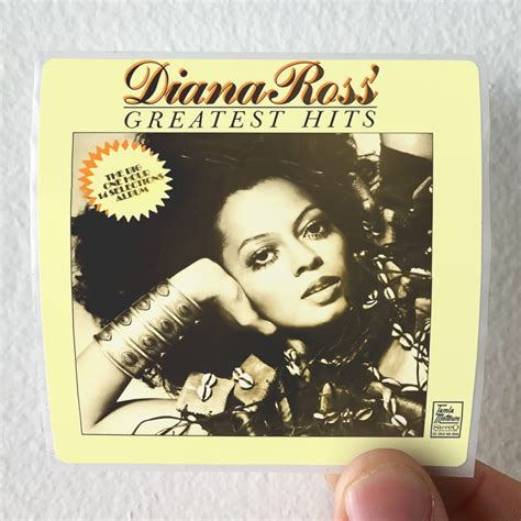 Diana Ross Diana Ross Greatest Hits Album Cover Sticker