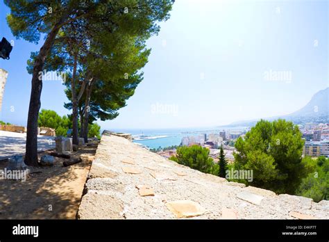 Arabic castle in Denia Spain Stock Photo - Alamy