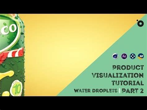 108 Animated Water Droplets Cinema 4d Product Visualization