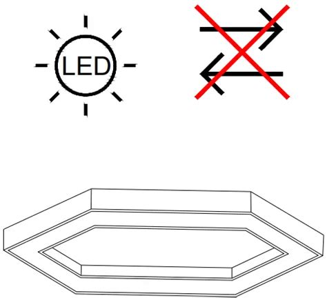 Lampemania LCL7621v LED Ceiling Light Instructions