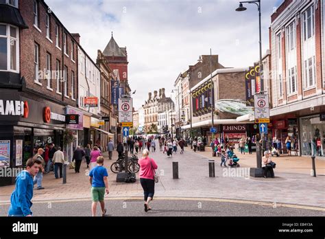 The Town Centre Of Darlington County Durham England Britain Uk