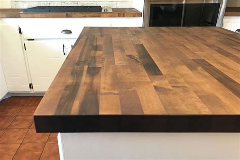 How We Stained Our Butcher Block Countertops With Vinegar And Steel