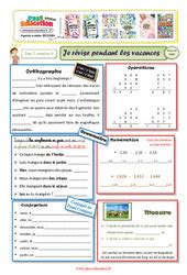 Cahier de vacances CM1 pdf à imprimer