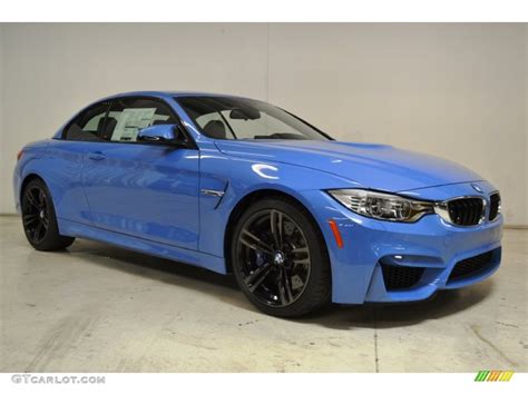 Yas Marina Blue Metallic 2015 BMW M4 Convertible Exterior Photo