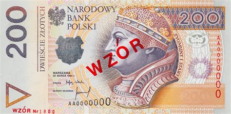 200 złoty Narodowy Bank Polski Internetowy Serwis Informacyjny