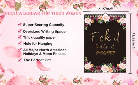 Amazon Fu Ck It Wall Calendar For Tired Ass Women Tired Women Calendar Fu Ck It