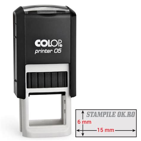 Stampile Dreptunghiulare Colop P Dimensiune X Mm Stampile Ok