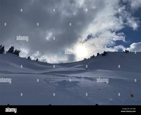 Snow in The Alps Stock Photo - Alamy