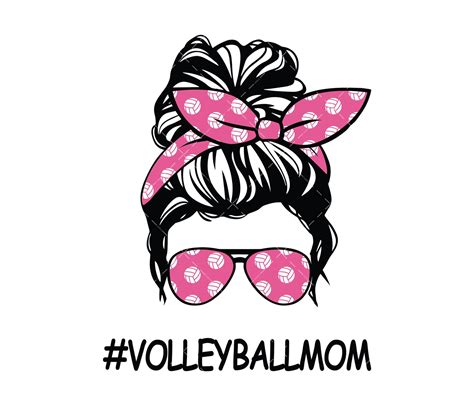 Volleyball Mom SVG PNG PDF Volleyball Svg Mom Svg Volleyball