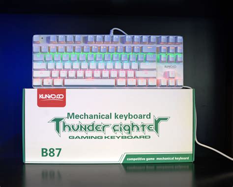 Kunyo B87 Thunder Fighter RGB Hot Swappable Mechanical Gaming Keyboard Red Switch Daraz Np