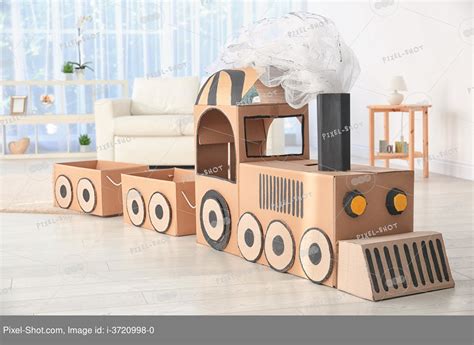 Паровозик из картона - фото и картинки: 83 штук