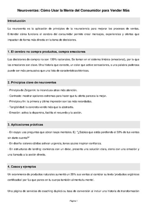 Vende A La Mente No A La Gente Neuroventas La Cie 7
