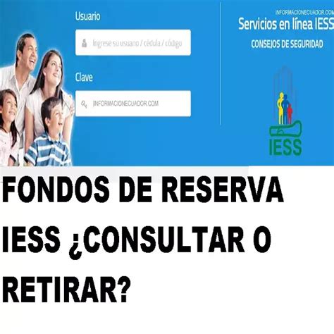 Fondos De Reserva Iess Consultar O Retirar 2025