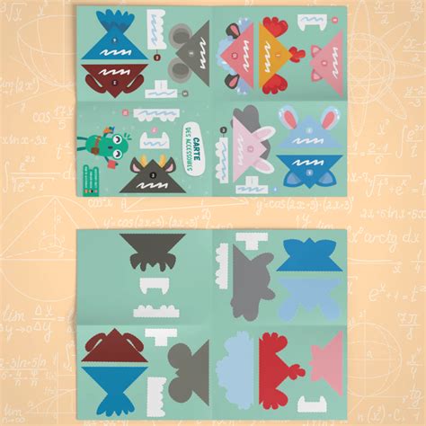 10 Origami bookmarks Farm animals - French Wink