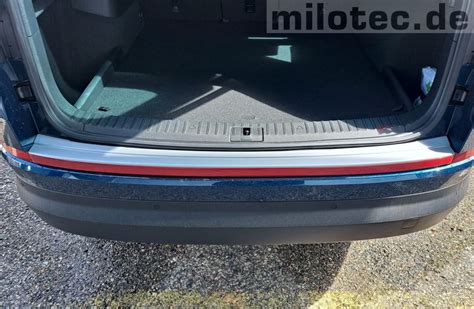 Milotec Ladekantenschutz RS Look für Kodiaq Facelift silber