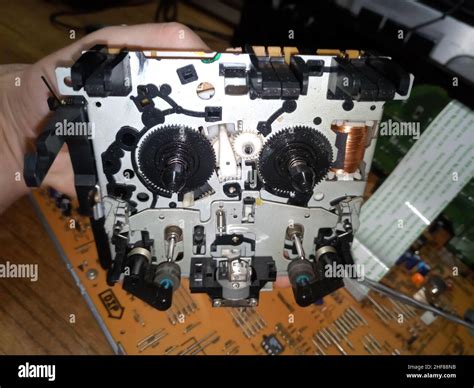 Tape Pulling Mechanism Of The Cassette Deck Tape Recorder Repair Stock