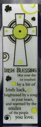 Irish Blessing Plaque - Celtic Cross