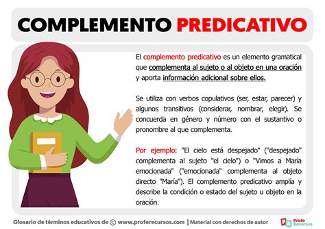 Qu Es El Complemento Predicativo